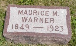 WARNER Maurice Melville 1849-1923 grave.jpg